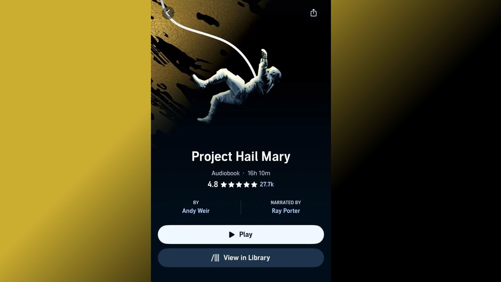 Book Review: Project Hail Mary — by Andy Weir